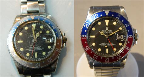 rolex servixe|rolex before and after service.